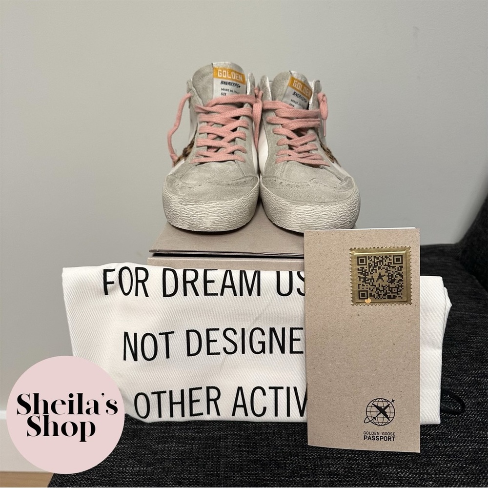 NIB Golden Goose Deluxe Brand GGDB Mid Star Classic Sneakers Size 36 - Picture 2 of 7